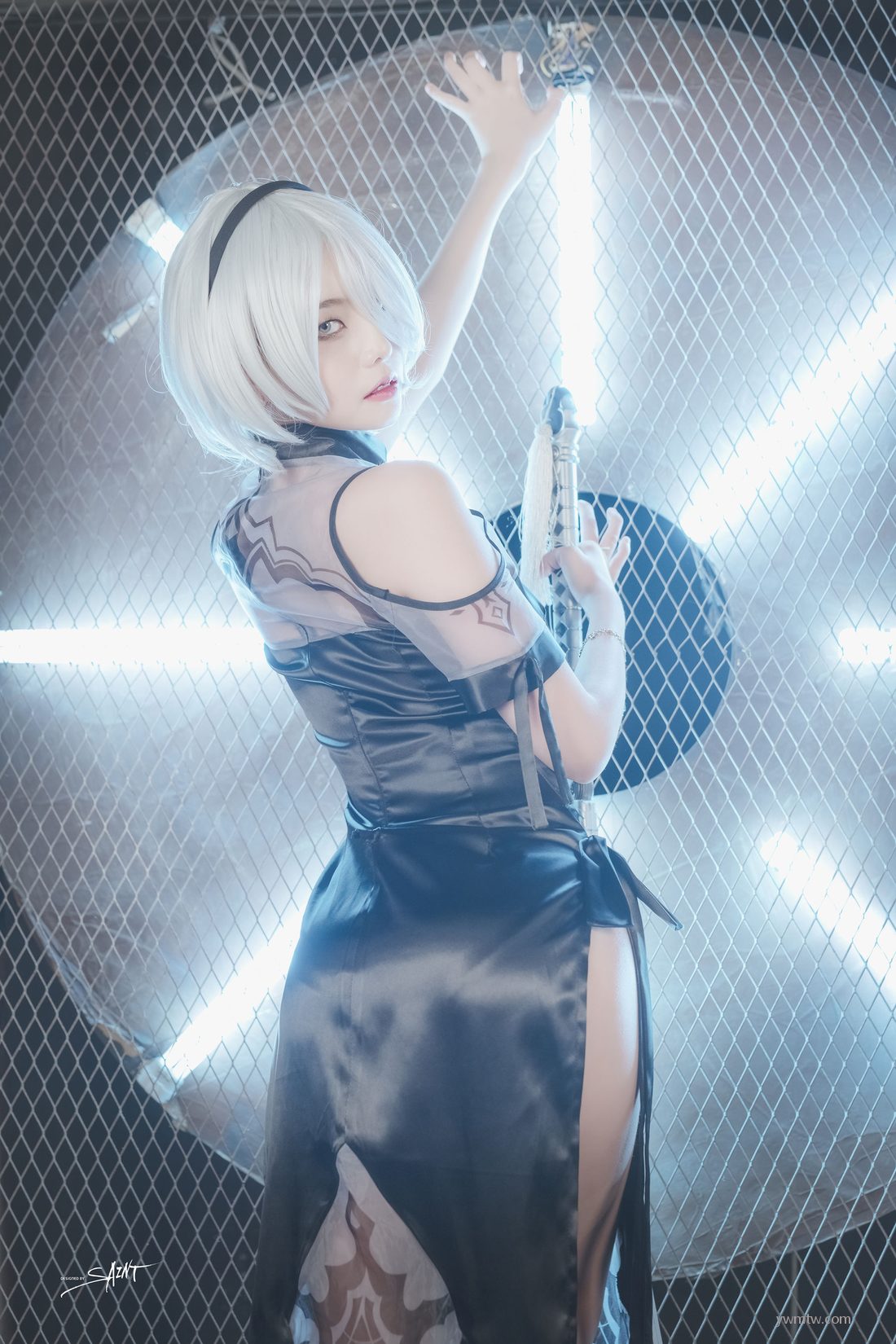 s [ϺsaintPhotoLifeӰ] Yuna ʾѡͼ VOL.4 Cos Automata KDA Yuna Nier Akali P.13